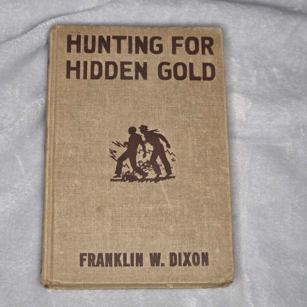 Hardy Boys Hunting for Hidden Gold Franklin W. Dixon HC, Illust. Rogers